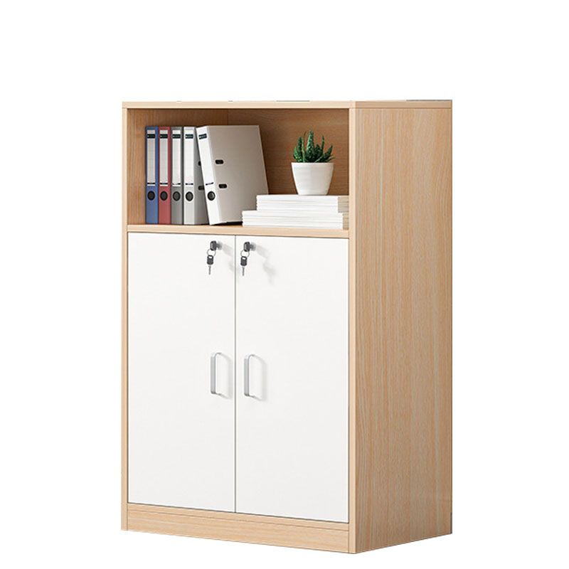 Modern Vertical File Cabinet Wood Filing Cabinet with Locking Storage