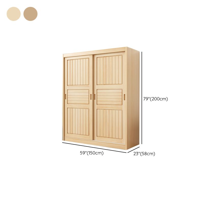 Modern Style Wardrobe Armoire Wood Wardrobe Cabinet With Doors