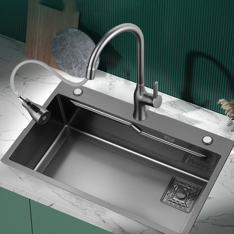 Modern Style Kitchen Sink Stainless Steel Kitchen Sink with Rectangle Shape