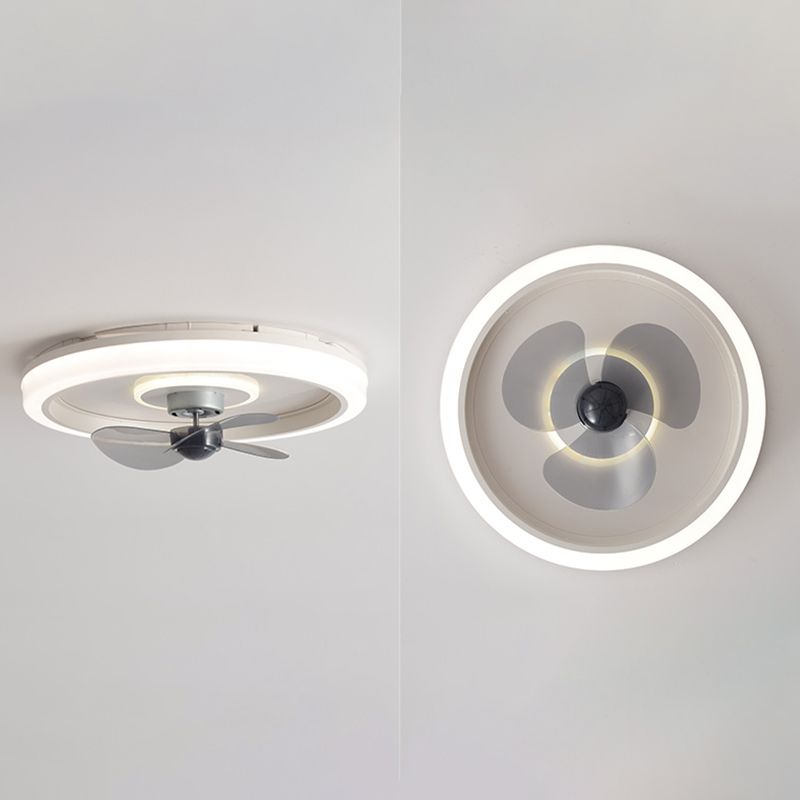 Acrilico Halo Ring Affermazione Light Affermazione Macaron LED Minimalist LED SEMI FLUSH LUCE