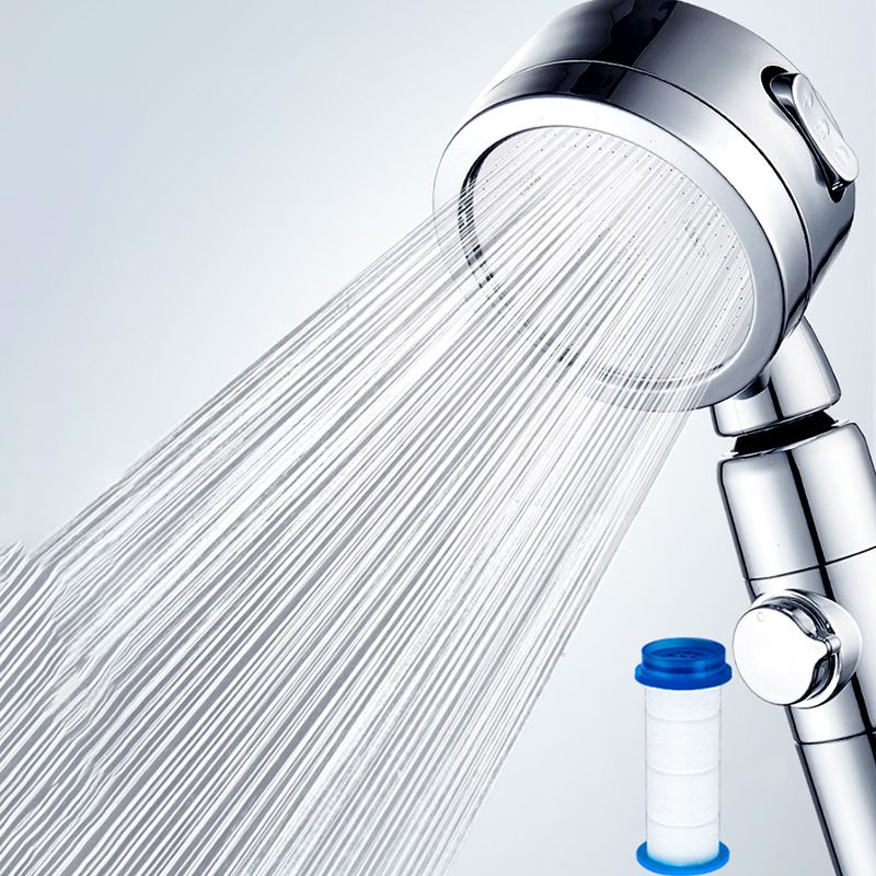 Modern Showerhead Adjustable Spray Pattern Swivel Round Hand Shower