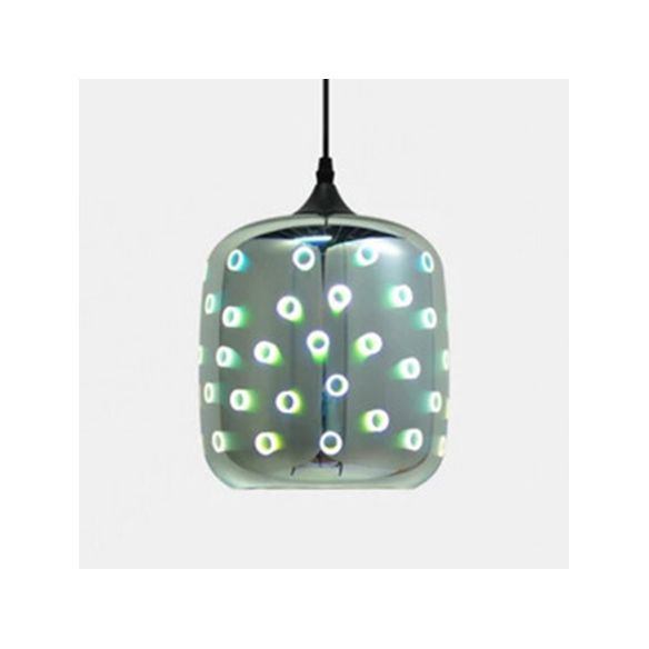 Contemporary Orb Mini Pendant Light Glass Shade One Head Hanging Lamp for Bar Cafe