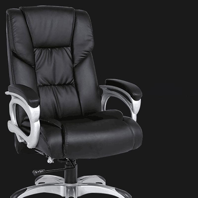 Modern Padded Arms Managers Chair Black Executive Chair for Office