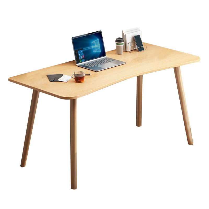 Free Form Bedroom Writing Desk Modern Style Wooden Working Table