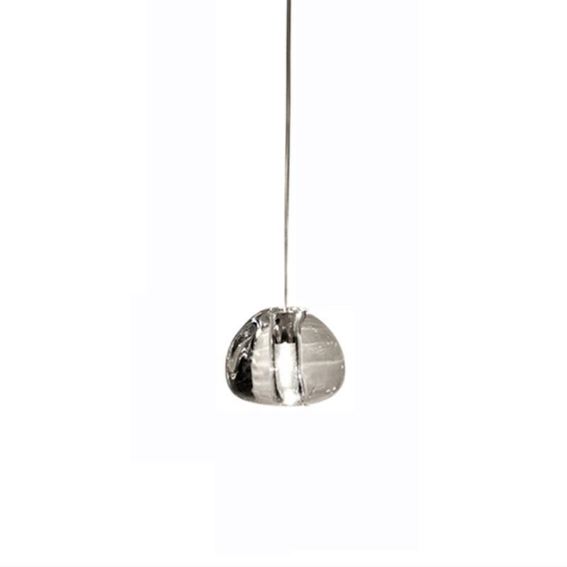 Heldere bubbelglas mini hanglamp moderne Noordse LED Round Trap Hanging Lamp