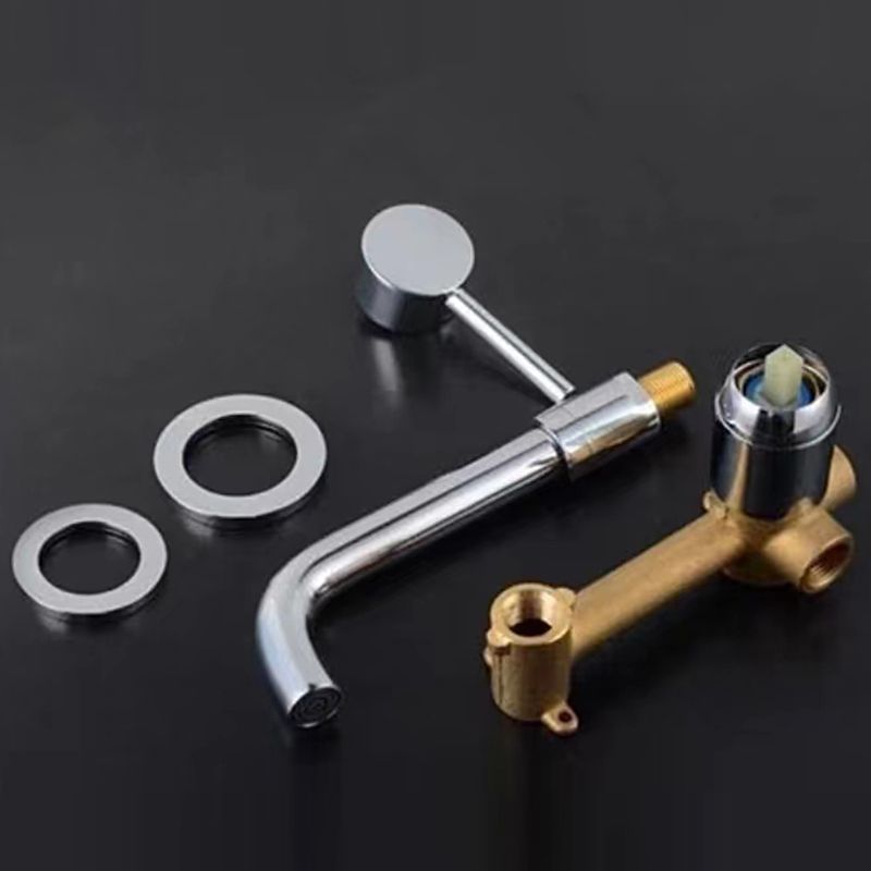 Wall Mounted Faucests Single Lever Handle Faucets for Bathroom