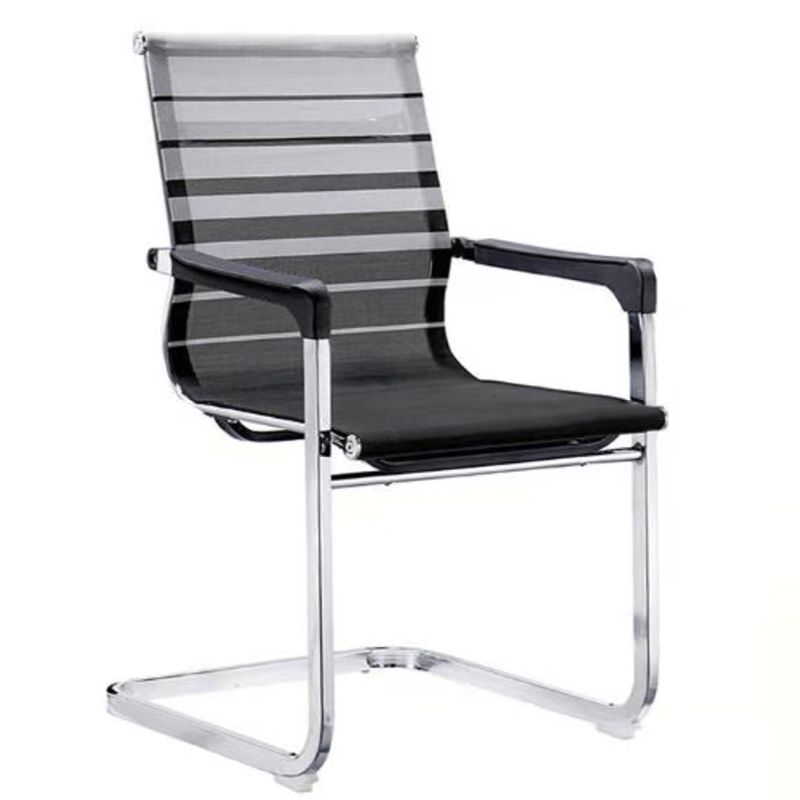 Upholstered Computer Desk Chair with Metal Frame Contemporary Ergonomic Office Chair