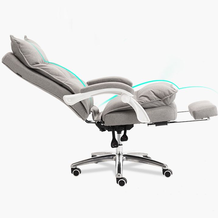 Executive Swivel Office Chair with Padded Arms Modern Task Chair with Wheels