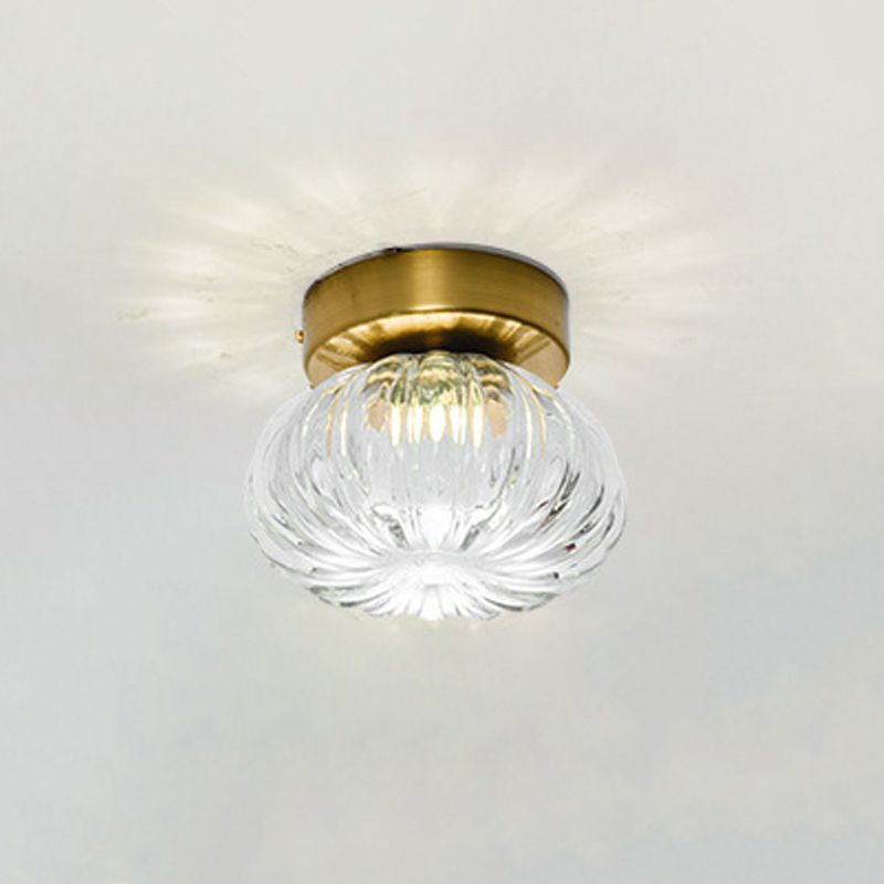 Post-Modern Ceiling Lamp Glass Ceiling Mount Light Fixture for Hallway