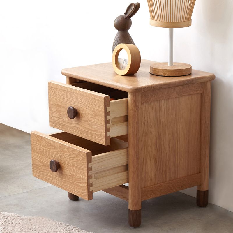 Modern & Contemporary End Table for Nursery Solid Wood Nursery Nightstand