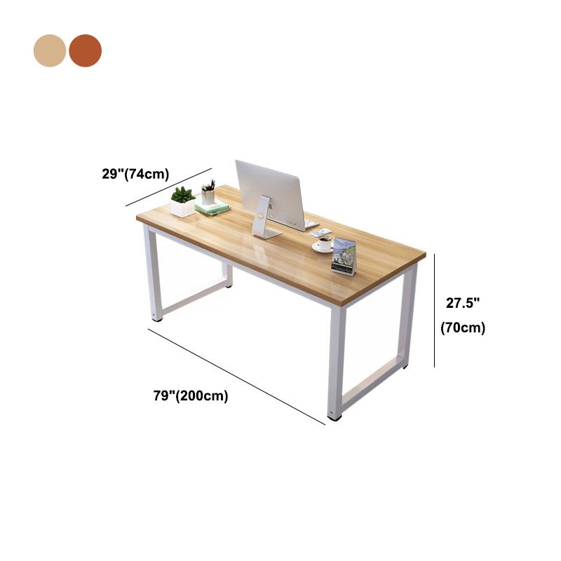 Mission Style Home Bedroom Desk Rectangular Office Artificial Wood Writing Desk