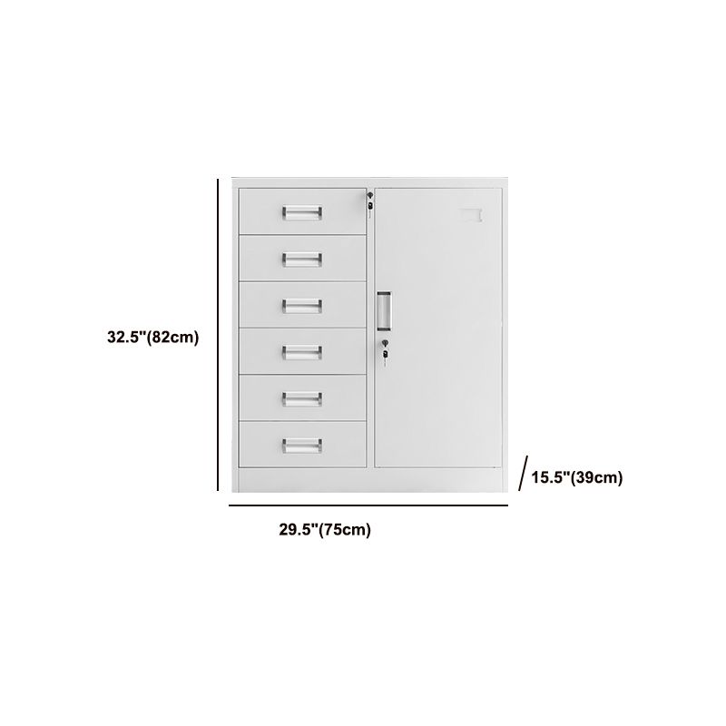 Vertical Filing Cabinet Contemporary File Cabinet with Lock and Storage