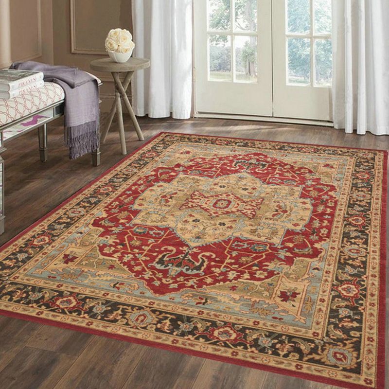 Traditioneller Teppich Wunderschöner, mehrfarbiger Waschmaschinen -Teppichfleck -Widerstandsbereich Teppich für Wohnzimmer