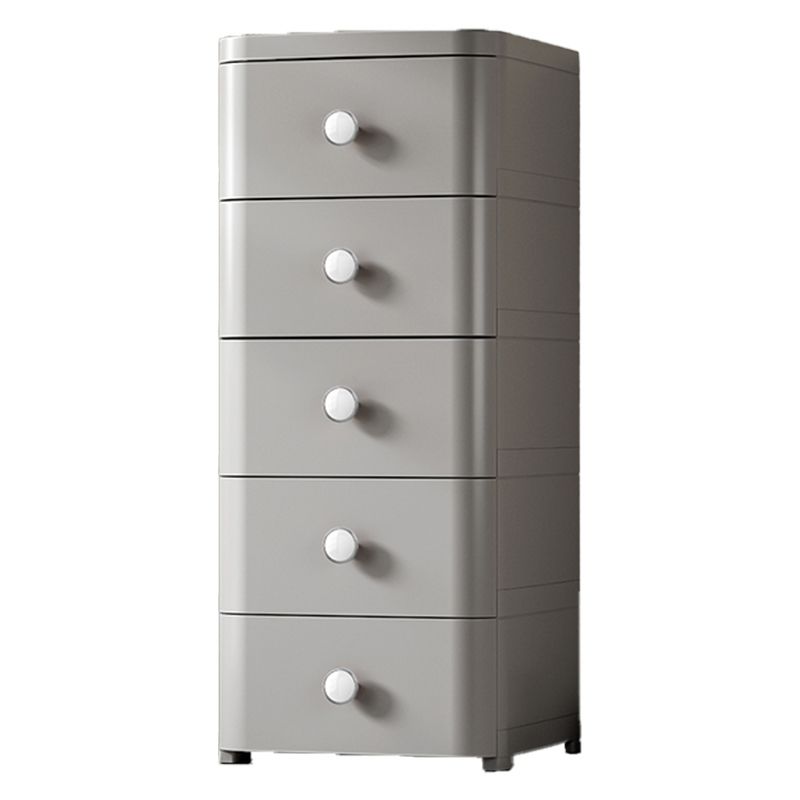 Northern Vertical Kids Nightstand Plastic Nursery Dresser for Bedroom