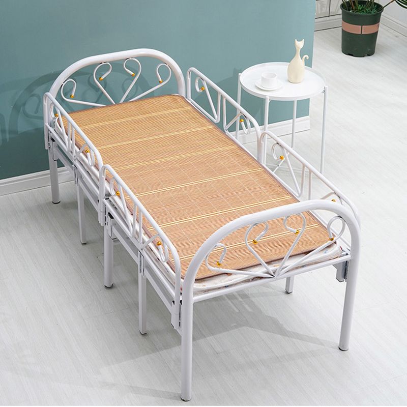 Scandinavian Detachable Guardrails Kids Bed Headboard Metal Bed