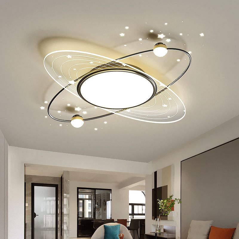 Modern Ceiling Lamp Acrylic LED Flush Mount Light Fixture for Bedroom