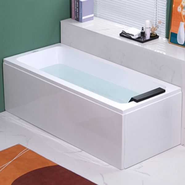 Freestanding Antique Finish Soaking Bath Rectangular Modern Bath Tub