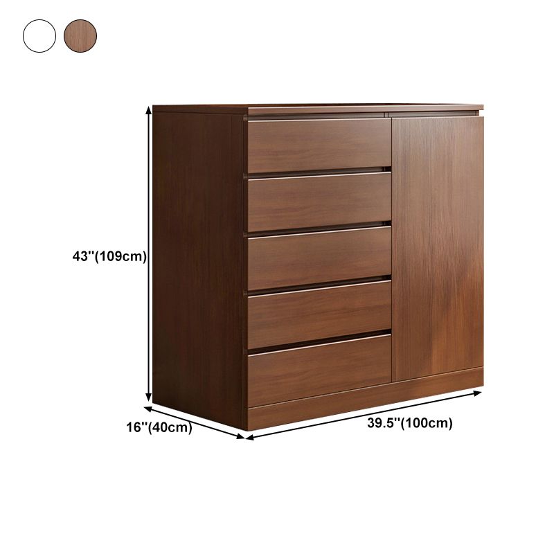 Engineered Wood Buffet Sideboard Modern Sideboard Cabinet with Drawers