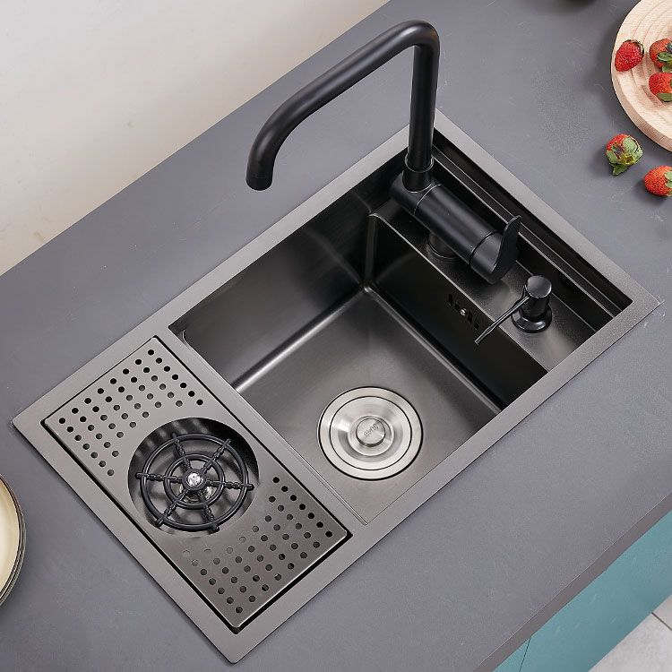 Creative Soundproofing Sink Stainless Steel Kitchen Sink with Accessories