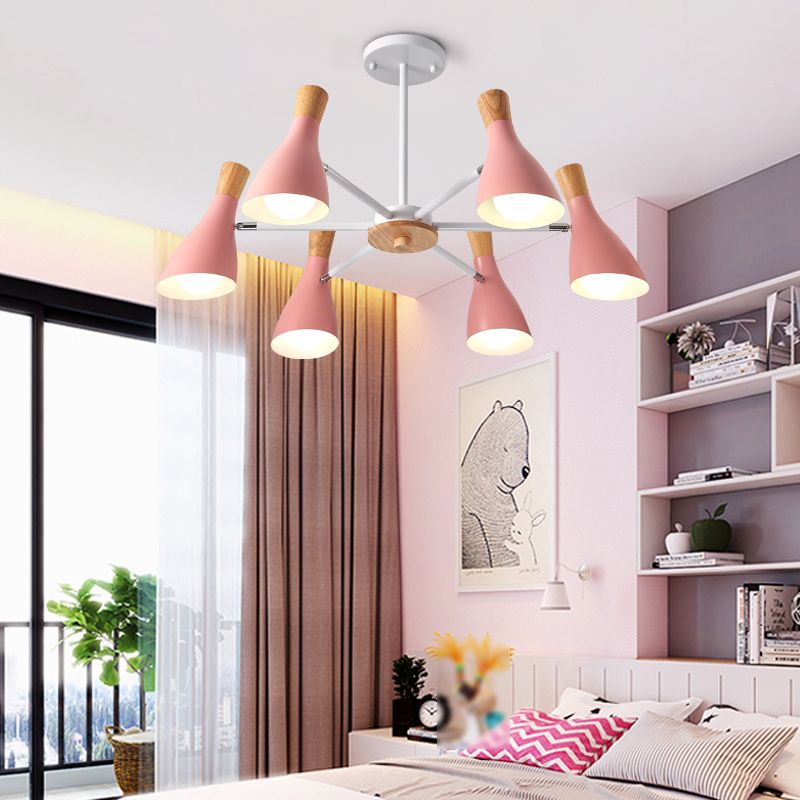 Bell Shape Chandelier Lights Contemporary Metal Chandelier Lighting Fixtures