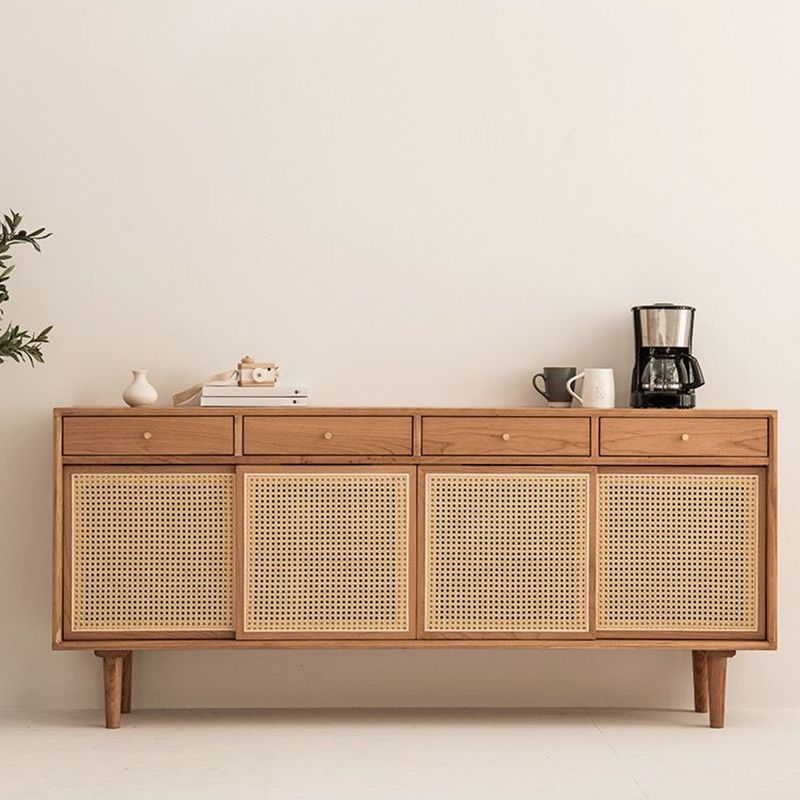 Rectangle Home Sideboard Cabinet Farmhouse Wooden Storage Sideboard