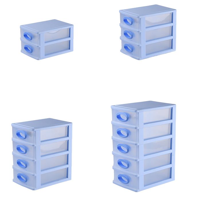 Contemporary Cabinet Plastic Drawers Storage Filing Cabinet for Office