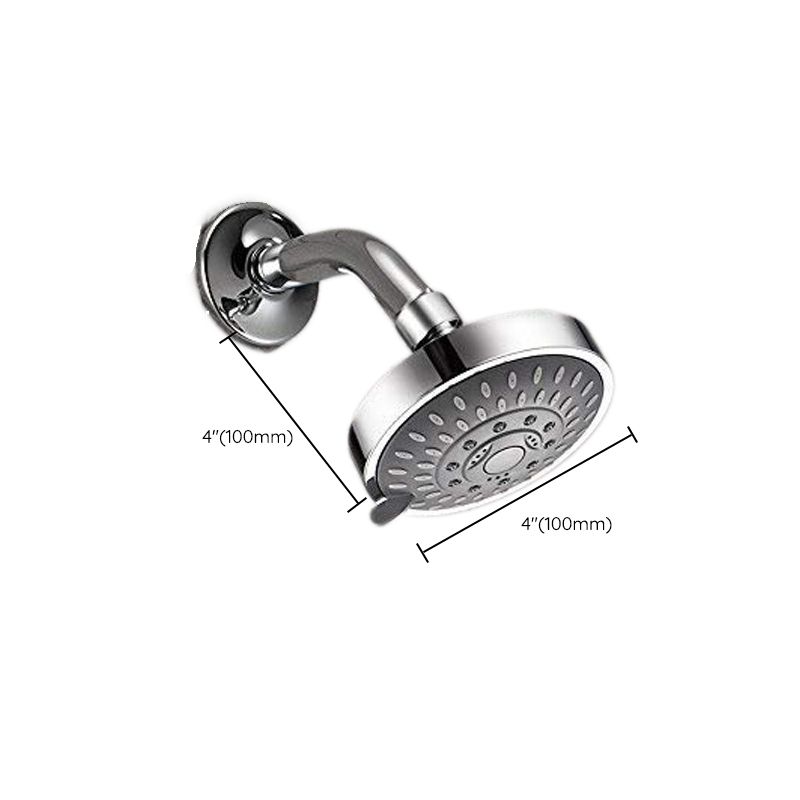 Contemporary Style Handheld Shower Head Wall-Mount Round Shower Head