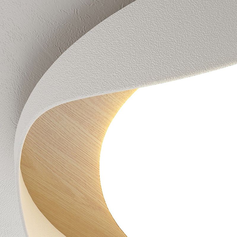 Modern LED Ceiling Light White Flush Mount Lighting for Foyer Hallway