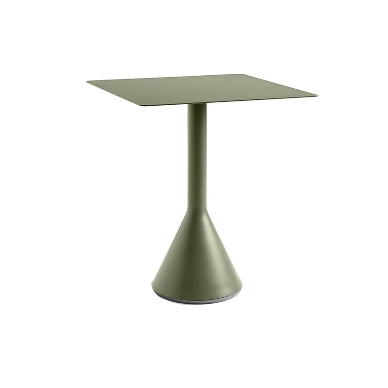 Green Metal Bar Table Industrial Water Resistant Table for Outdoor