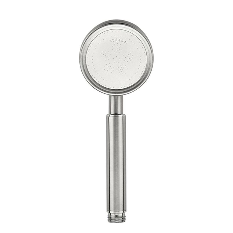 Modern Shower Head Stainless Steel Round Metal Handheld Shower Head