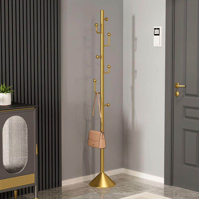 Metal Entry Coat Rack Modern Style Simple Household Floor Coat Hanger