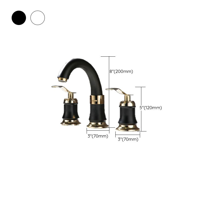 Modern Vessel Faucet Metal Lever Handles Low Arc Vessel Faucet for Home