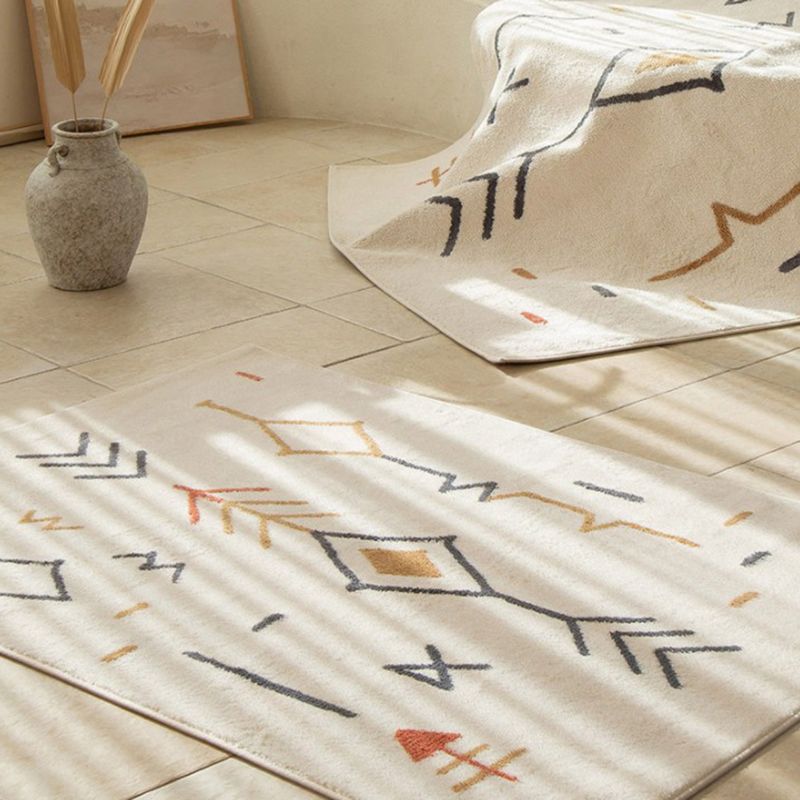 Alfombra tradicional de área tribal alfombra distintiva vintage alfombra alfombra poliéster amable alfombra para sala de estar