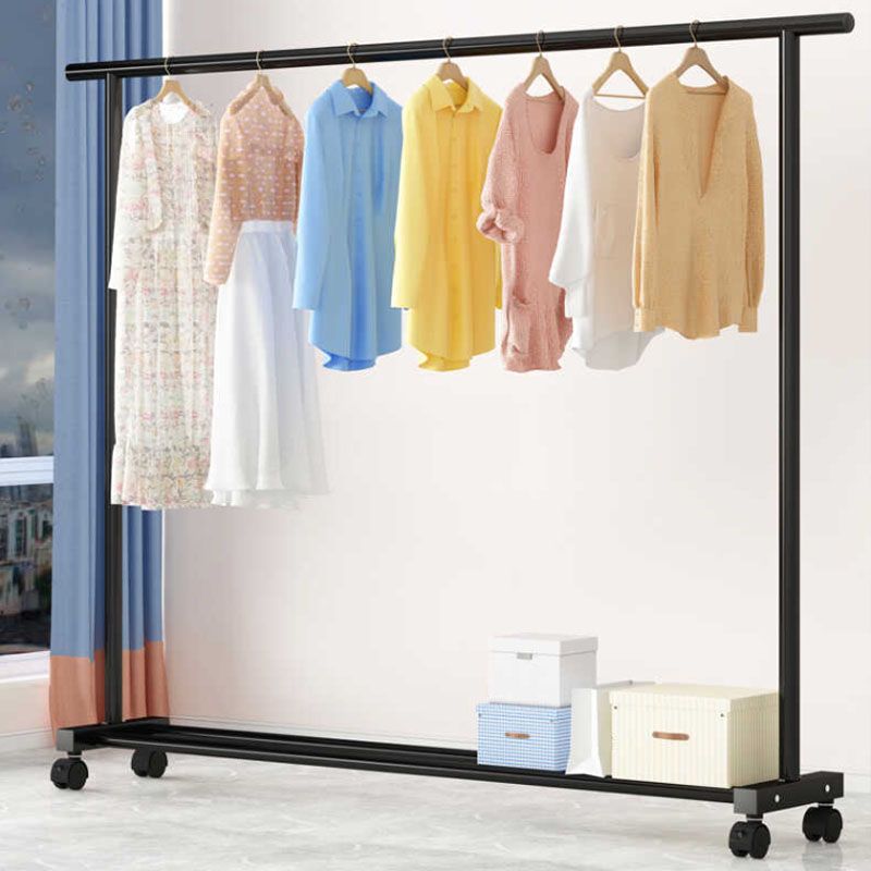 Modern Metal Coat Hanger Free Standing Coat Rack with Storage