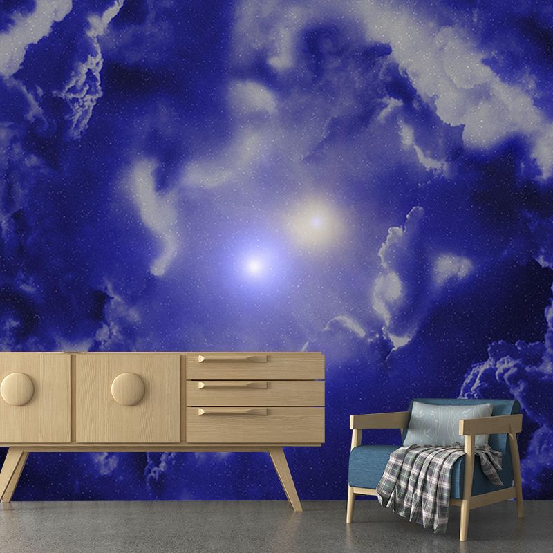 Universe Sky Horizontal Illustration Mural Decorative Eco-friendly for Living Room