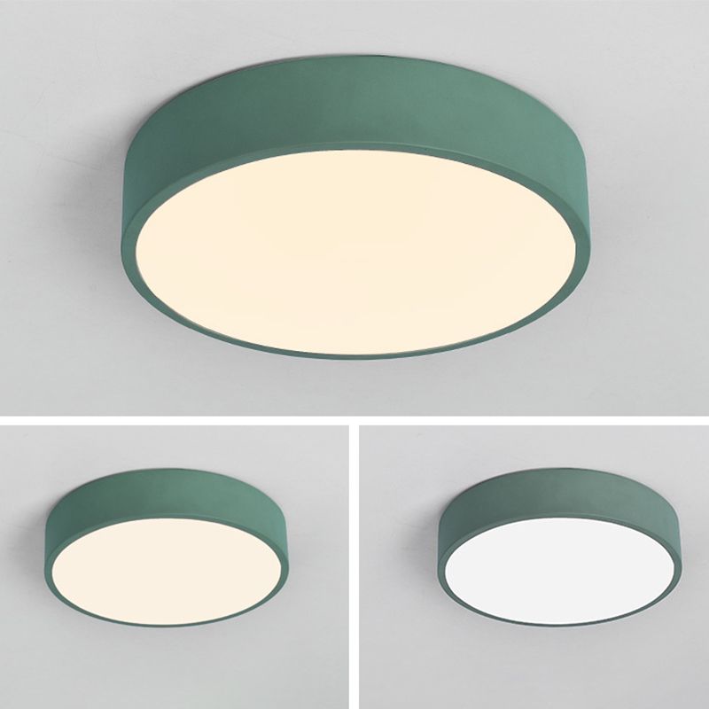 Acrilico Circular Flush Mount Led Luci Moderne Flushmount