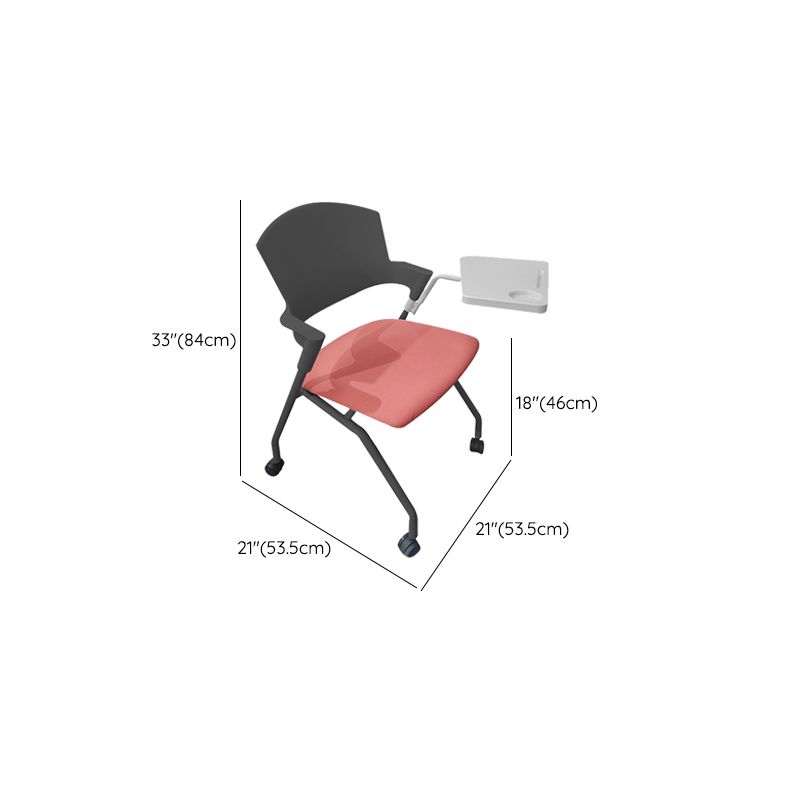 Modern Style Conference Chair Metal Frame Office Chair with Arm