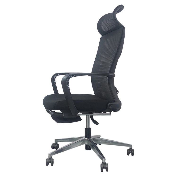 Modern & Contemporary Wheels Chair Black High Back Desk Chair