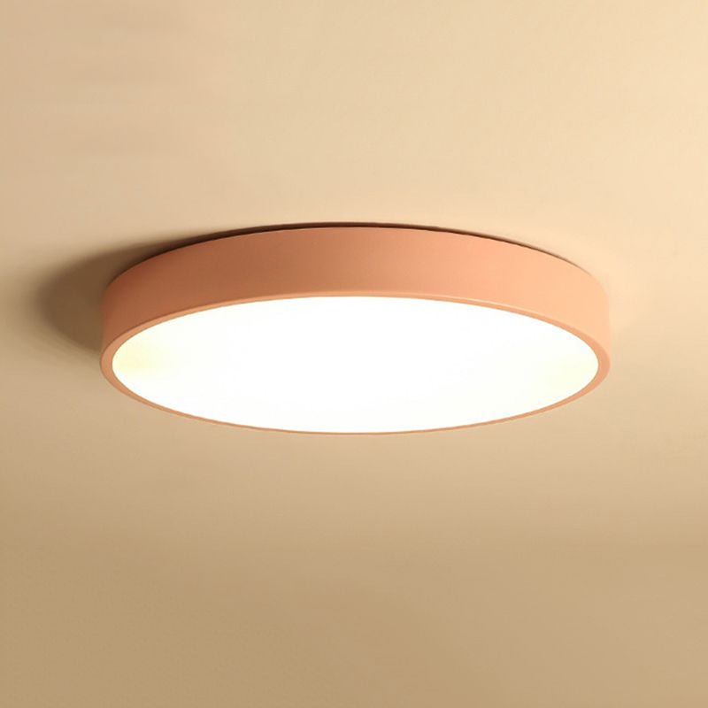 1 luz absorbedor de techo circular integrado Metal moderno LED integrado