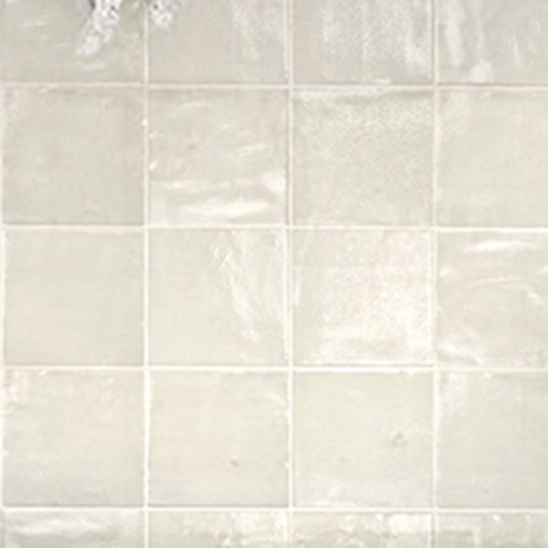 White Square Singular Tile Modern Glazed Floor and Wall Tile