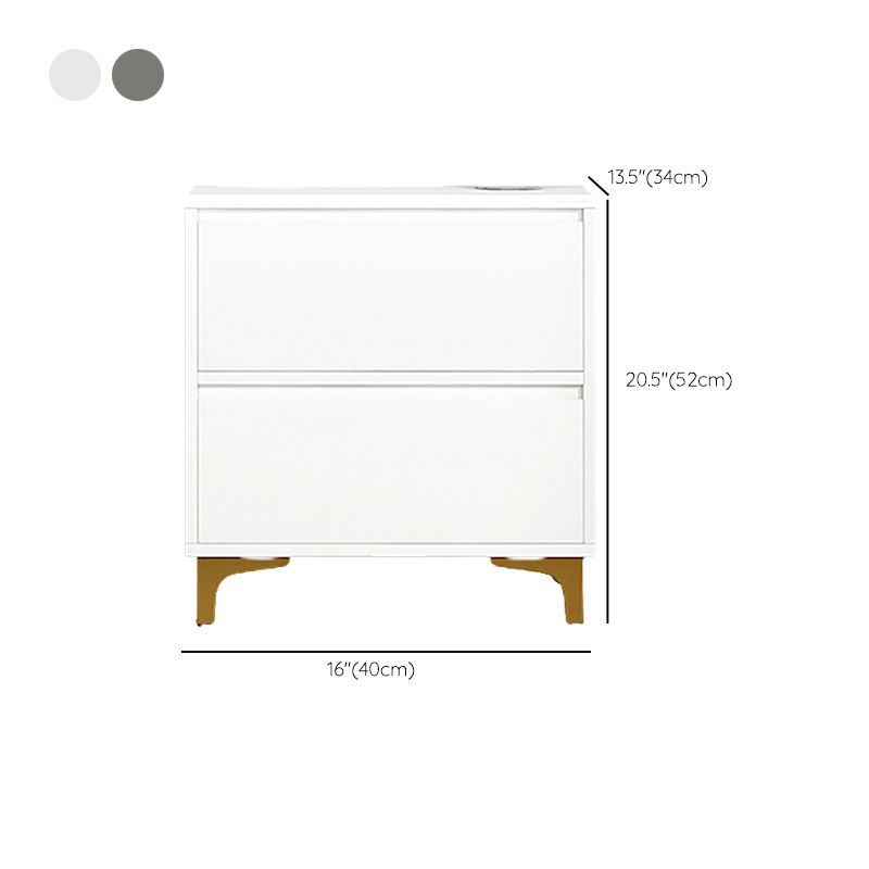 Modern & Contemporary Wooden Accent Chest with Straight Metal Legs