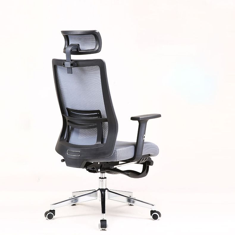 Modern Desk Chair Mesh Computer Chair Conference Chair in Gray