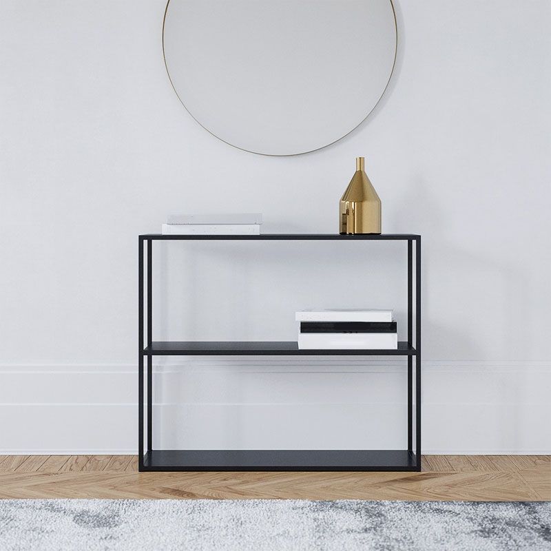 Modern Style Bookcase Metal Etagere Bookshelf for Home Office