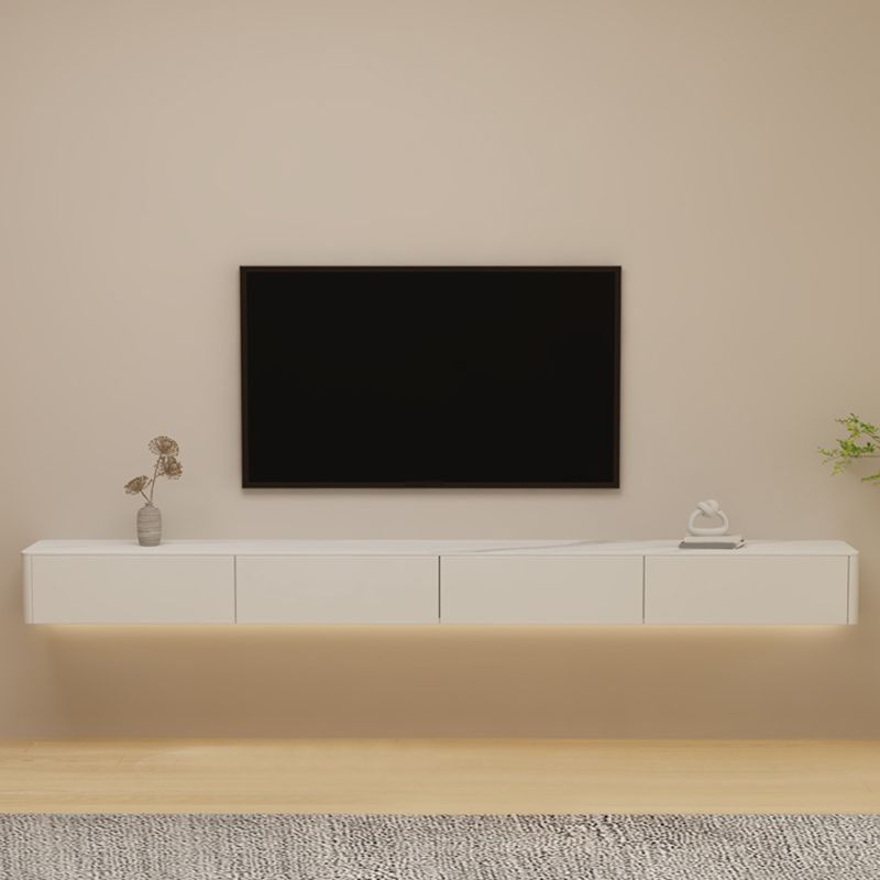 Modern TV Stand Console Enclosed Storage TV Media Console for Living Room