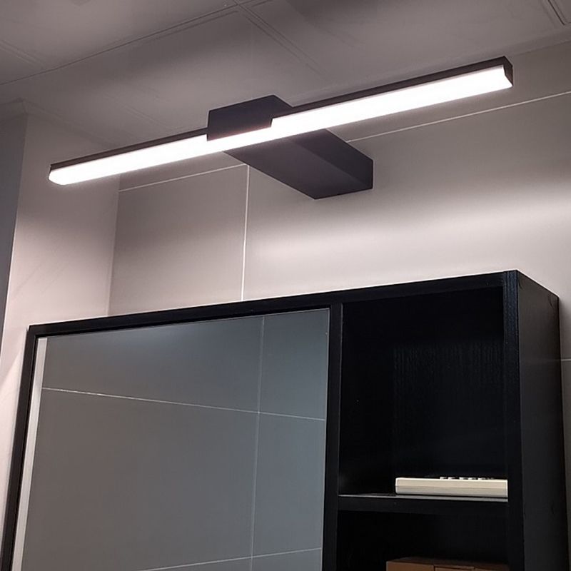 Moderne stijl strip vorm wandverlichting metaal 1 lichte wandwanden voor doucheruimte