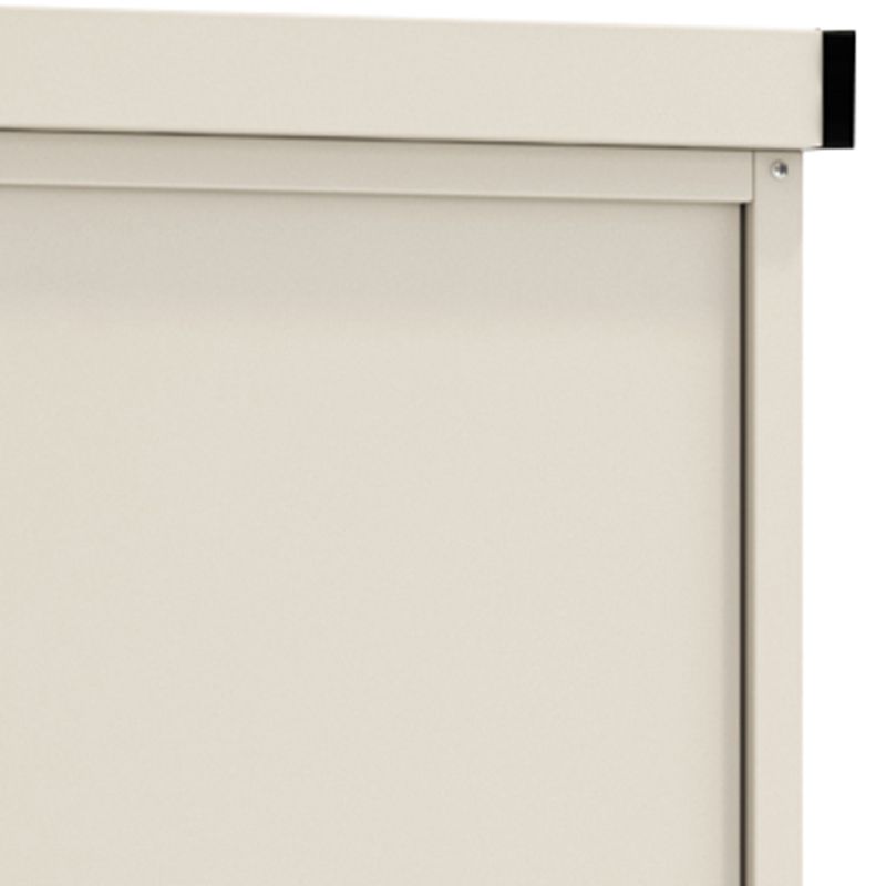 Modern Accent Cabinet Beige Storage Cabinet with Water Resistant