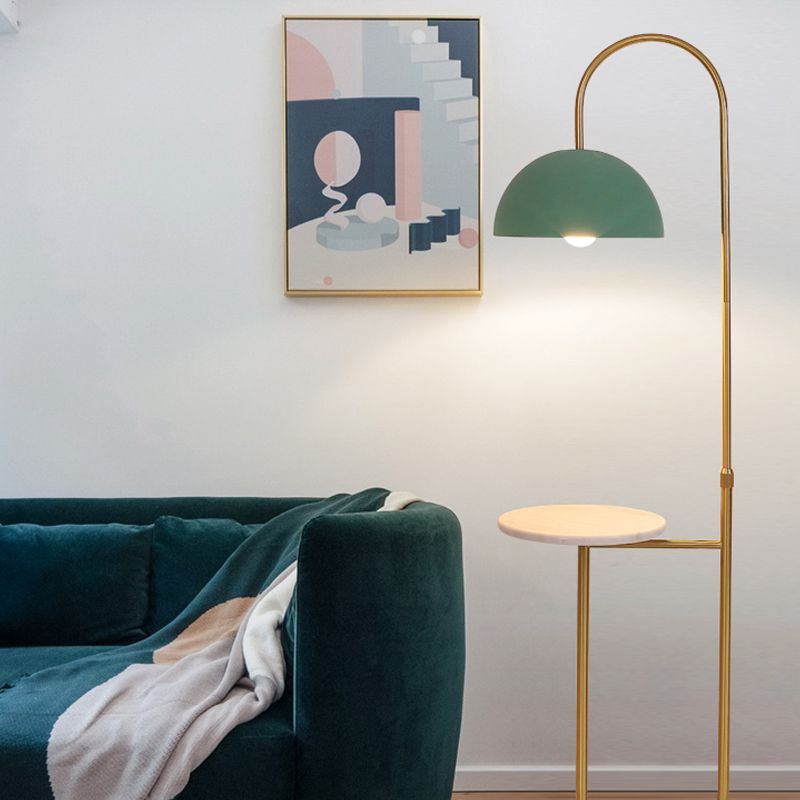 Moderne Metallboden Leselampe 1-Licht-Bodenlicht für Schlafzimmer