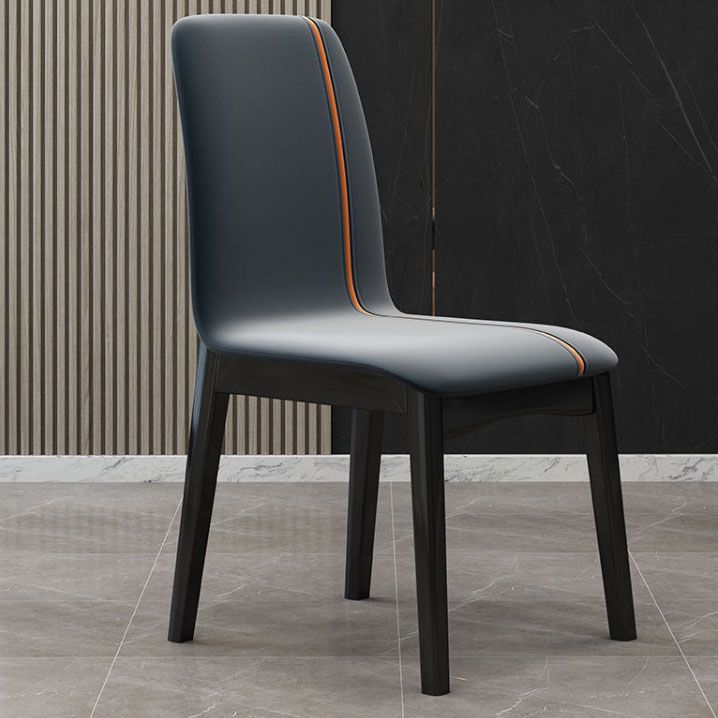 Contemporary Parsons Chair Upholstered Furniture in Matte Finish for Home