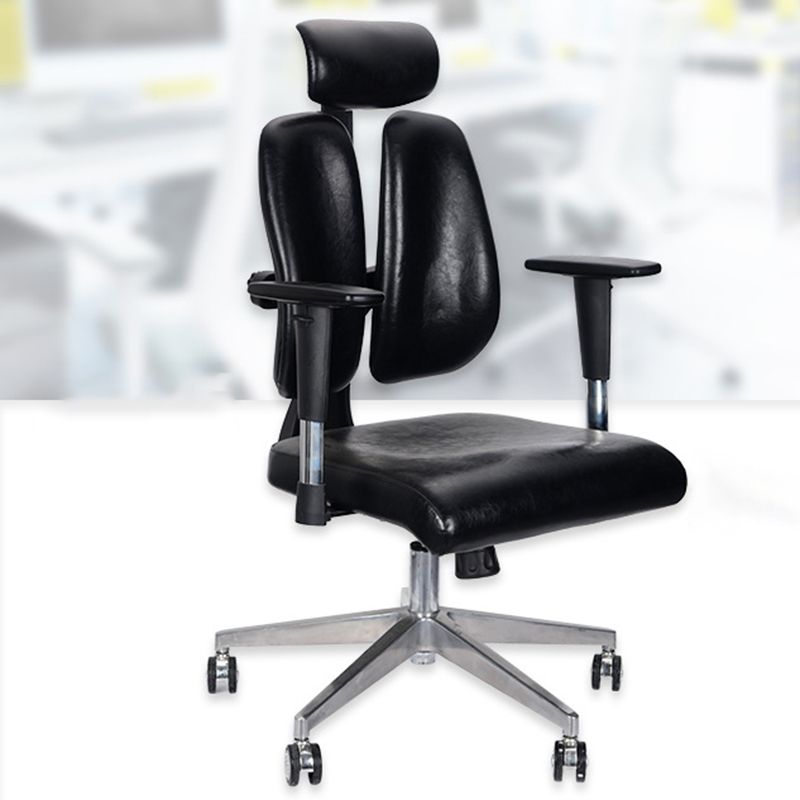 Modern Leather Chair Executive Chair High-Back Chair with Wheels