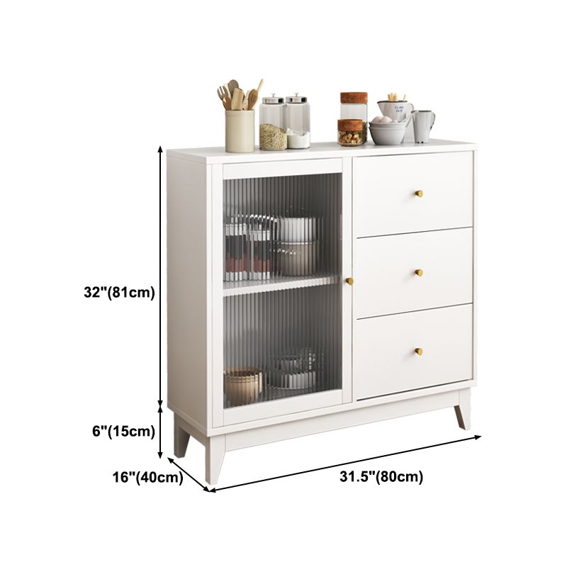 Rectangle Storage Sideboard Contemporary Wooden Kitchen Cabinet